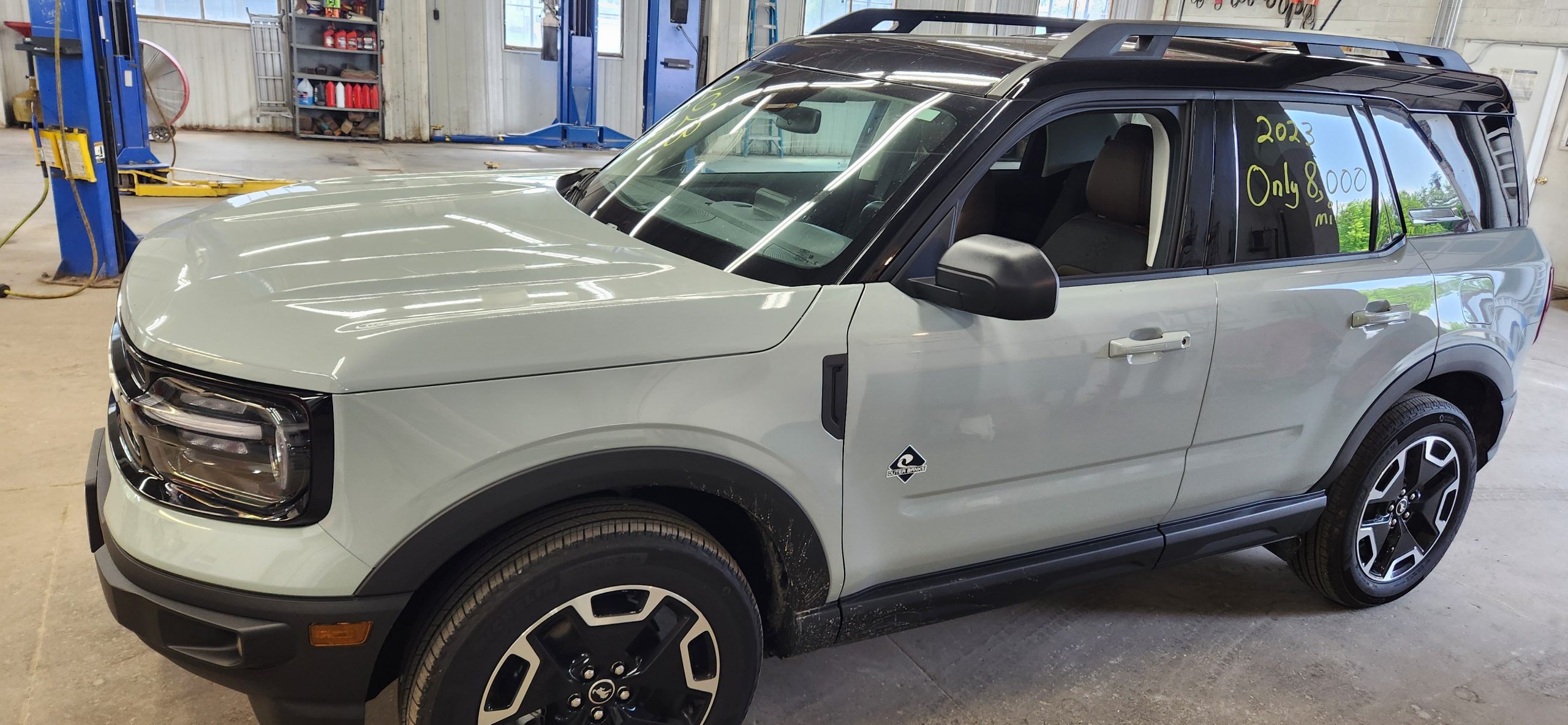 SOLD 2023 Ford Bronco Sport 'OUTER BANKS' 8,332 miles Gray 4WD •1.5L 3 Cyl Turbo•Gasoline•Auto